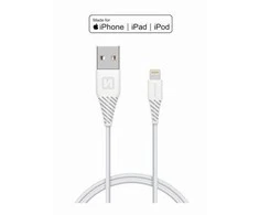 Swissten USB Lightning kabelis MFI 1.2 m baltas