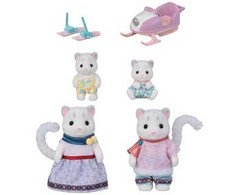 Epoch Figūrėlės sniego leopardų šeima Sylvanian Families