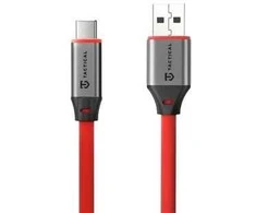 Tactical Fat Man 2.0 kabelis USB-A/USB-C 1m raudonos spalvos