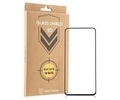 Tactical apsauginis stiklas Shield 5D skirtas Samsung Galaxy S21 FE 5G su juodos spalvos krašteliu