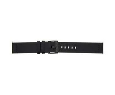 Išmaniojo laikrodžio odinis Tactical dirželis, Juodo spalvos, 22mm