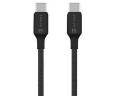 Tactical Stitch Thread kabelis USB-C/USB-C 2m juodos spalvos