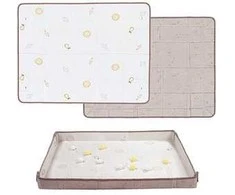 Taf Toys dvipusis vandeniui atsparus putų kilimėlis Fold and Fun, 150 × 180 su kamuoliukais