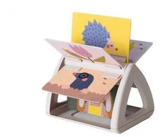 Taf toys lavinamoji besisukanti knygelė Tummy Time Spinning Book