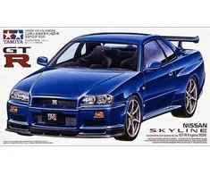 Tamiya Nissan Skyline GT‑R V‑Spec R34 1/24 surenkamas plastikinis rinkinys
