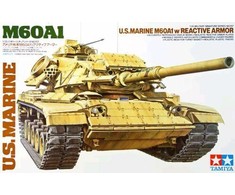 Tamiya U.S. Marine M60A1 tanko modelis 1/35 – surenkamas rinkinys