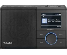TechniSat nešiojamasis skaitmeninis DAB+ ir FM radijas su Bluetooth ir 3,2 col. ekranu, 0000/3998