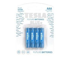 Tesla TESLA Mėlynas Cinko-anglies baterijos AAA (R03, mikro, lizdinė plokštelė) 4 vnt.