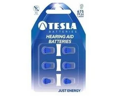 TESLA BATERIJA GARSO PROTEZAMS A675/PR44 1,45V 6 VNT.