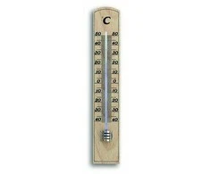 Analoginis patalpų termometras pagamintas iš buko TFA 12.1004