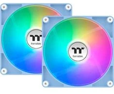 CPU aušintuvas Thermaltake system chłodzenia komputerów Obudowa komputera Chłodnica powietrza 14 cm Mėlyna 2 vnt.