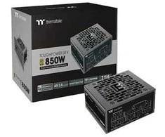 Thermaltake Toughpower SFX Platinum 850W, PC-power supply - juodas, 1x 12VHPWR, 2x PCIe, cablemanagement, 850 Watt
