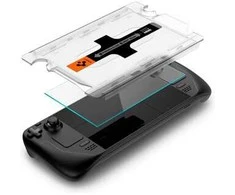 Apsauginis stiklas Spigen GLAS.TR „EZ FIT” STEAM DECK CLEAR