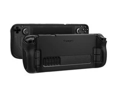 Spigen Rugged Armor, juodos spalvos – Steam Deck