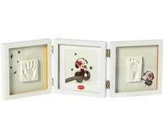 Tiny Love dvigubo rėmelio kūdikio pėdučių/rankų atspaudų rinkinys Baltas 3333166061