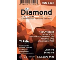 TLAMA games Obaly na karty Diamond Oranžinis: Chimera Standard (57,5x89 mm) (80 mikronů, 100 ks)