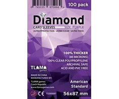 TLAMA games Obaly na karty Diamond Violetinė: American Standard (56x87 mm) (80 mikronů, 100 ks)