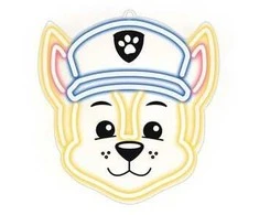 Pakabinamas šviestuvas TelForceone Pakabinamas neoninis LED "Paw Patrol" ant stiklo - Chase OW-130346