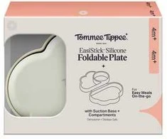 TOMMEE TIPPEE silikoninė neslystanti sulankstoma lėkštė su skyreliais, 448744