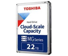 HDD Server TOSHIBA MG10 22TB MAMR 512e, 3.5'', 512MB, 7200RPM, SATA, SKU: HDEB00NGEA51F