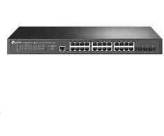 Šakotuvas Port TP-Link Omada 24 prievadų 2.5GBASE-T ir 4 prievadų 10GE SFP+ L2+ valdomas komutatorius su 16 prievadų PoE+ ir 8 prievadų PoE++
