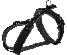 Trixie Trekking Harness Premium, P: 70–85 cm / 25 mm, juodas / grafitas