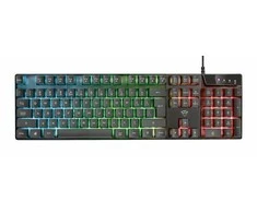 TRUST žaidimų klaviatūra GXT 835 Azor apšviesta žaidimų klaviatūra CZ/SK