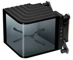 TRYX Panorama CPU Wasserblock, AMOLED-Ekranas, Intel- und AMD-Sockel – juodas