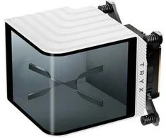 TRYX Panorama CPU-Wasserblock, AMOLED-Ekranas, Intel- und AMD-Sockel – baltas