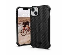 UAG Urban Armor Gear dėklas ESSENTIAL ARMOR suderinamas su MagSafe, skirtas IPHONE 14 Plus juodas