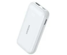 Powerbank 10000mAh 30W PD USB + USB-C UGREEN Nexode PB501 baltos spalvos