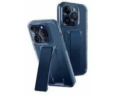UNIQ Heldro Mount dėklas with Stand Apple iPhone 15 Pro 6.1″ mėlynas ultamarine deep mėlynas