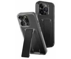 UNIQ Heldro Mount dėklas su stovu Apple iPhone 15 Pro Max 6.7" dūmų dūmų