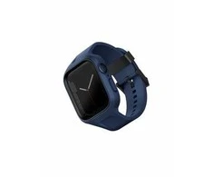 UNIQ apyrankė Monos 2in1 Apple Watch Strap+ Case Series 4/5/6/7/8/9/SE/SE2 44/45mm. mėlynos spalvos