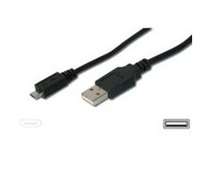 Kabelis USB PremiumCord USB-A - microUSB 5 m Juodas (ku2m5f)