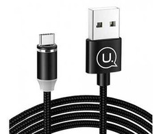 USB Usams USB-A – USB-C laidas 1 m juodas (63741-uniw)