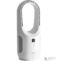 Ventiliatorius Adler Bladeless Rechargeable Fan | AD 7343 | Desk Fan | Diameter 14 cm | Greičių skaičius 3 | Baltas