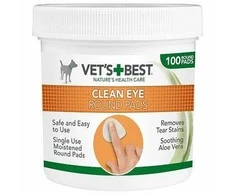 Vet's Best Clean Eye akių valymo servetėlės, 100 vnt