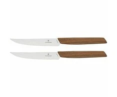 Victorinox Swiss Modern Steak peilių rinkinys Riešutmedžio mediena 2 vnt.