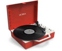 Patefonas Victrola Re-Spin VSC-725SB, Raudonos spalvos