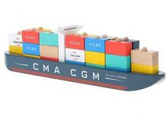 Jigsaw Vilac - CMA CGM medinis konteinerinis laivas