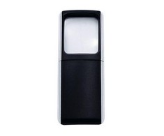Žiūronai WEDO didinamasis stiklas su LED šviesiai juodu