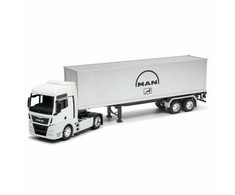 *WELLY AUTO metalinis, 1:32 MAN TGX su priekaba, kartingas