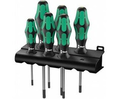 WERA 367/6 TORX BO Kraftform atsuktuvų rinkinys + stovas