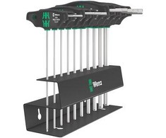 Atsuktuvų komplektas Wera 454/10 HF Set Imperial 2; 10 vnt.