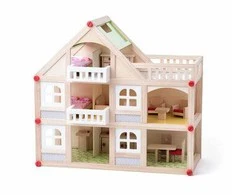 Medinis 2 aukštų namas WOODYLAND + priedai 91329 13299