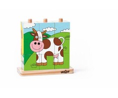 Woodyland kubinių ūkių blokai ant stulpų