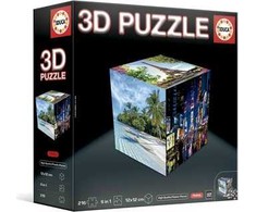 Dėlionė Educa - 3D Puzzle Cube Travel (80-20124)