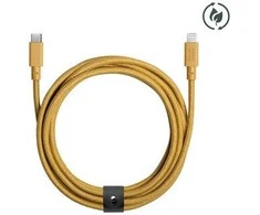 Native Union diržo kabelis (USB-C – Lightning) 3 m, kraft