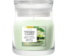 Yankee Candle Signature scented candle small glass Cucumber Mint Cooler 110 g